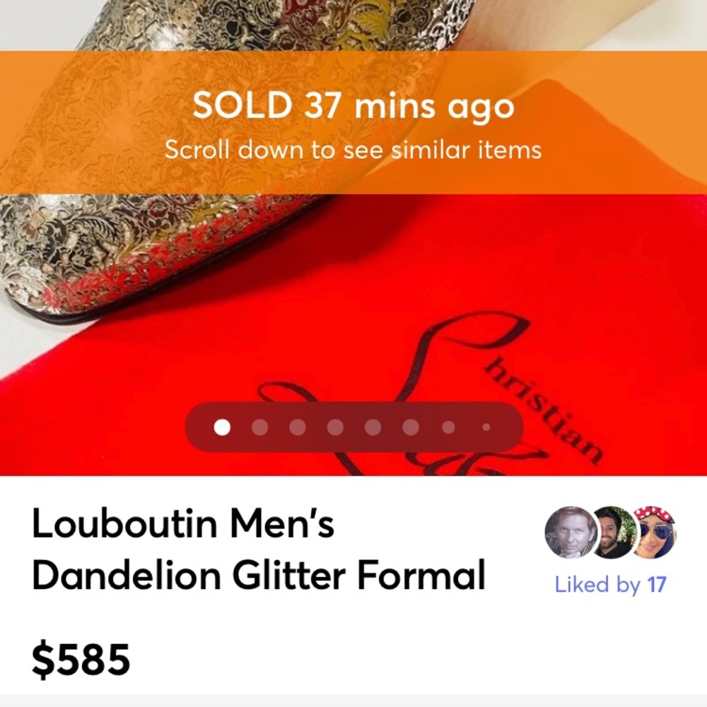 Louboutin
Dandelion Flat Sp/Laser Rococo Nap Lam